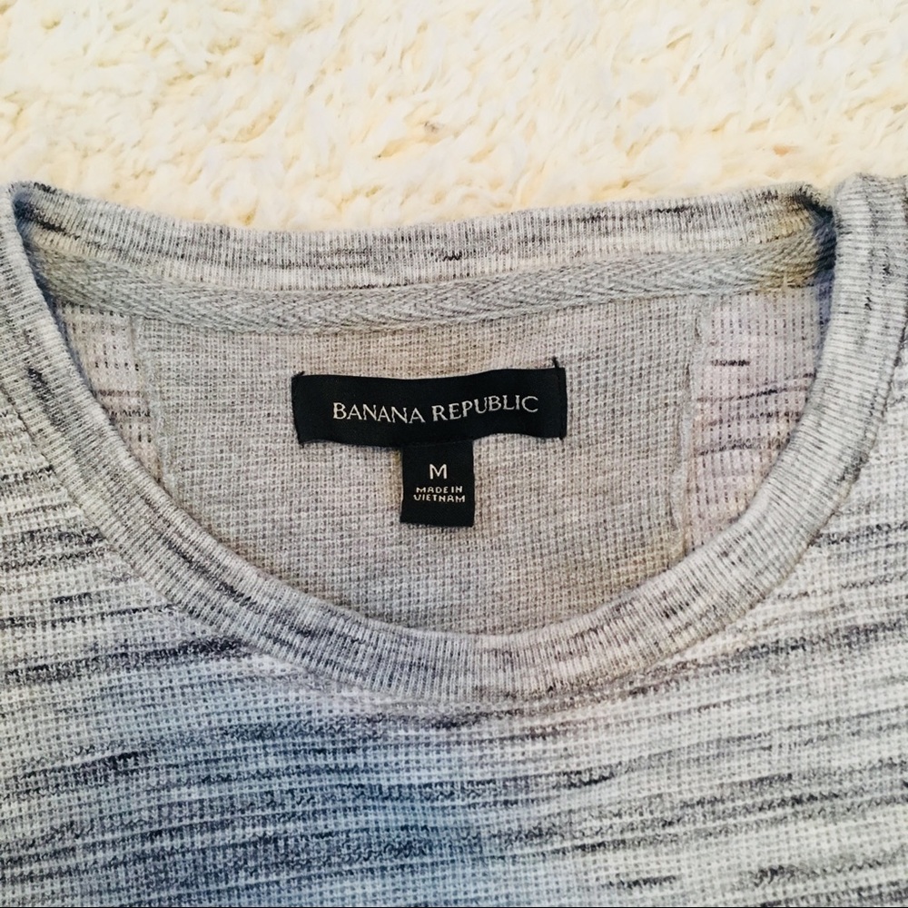 Men’s Banana Republic Marled Knit Crew Pullover - Picture 3 of 5